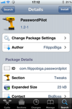 AppStoreでアプリインストール時にパスワードを自動入力してくれるCydiaアプリ「PasswordPilot」