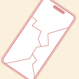 画面割れ（ガラス割れ）