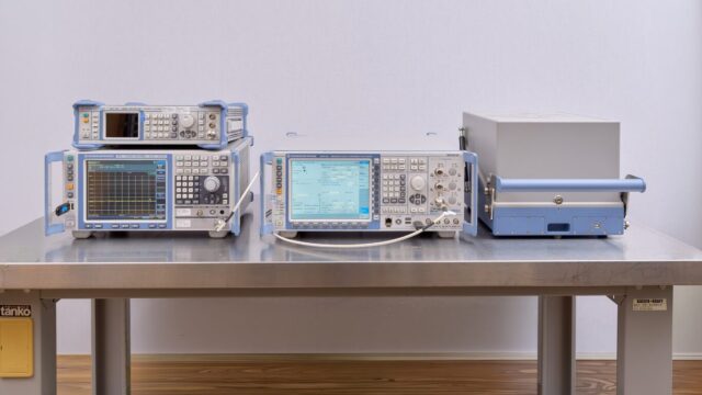 スマートドクタープロの無線設備の試験設備の様子