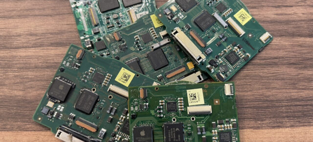 iPod classicの基板の様子。DACの画像