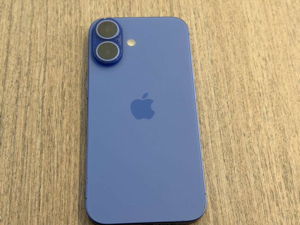 奈良県からご来店のiPhone 16（ウルトラマリン）。落下後にNFC・Wi-Fi・Bluetooth・通話が一斉に不調になった